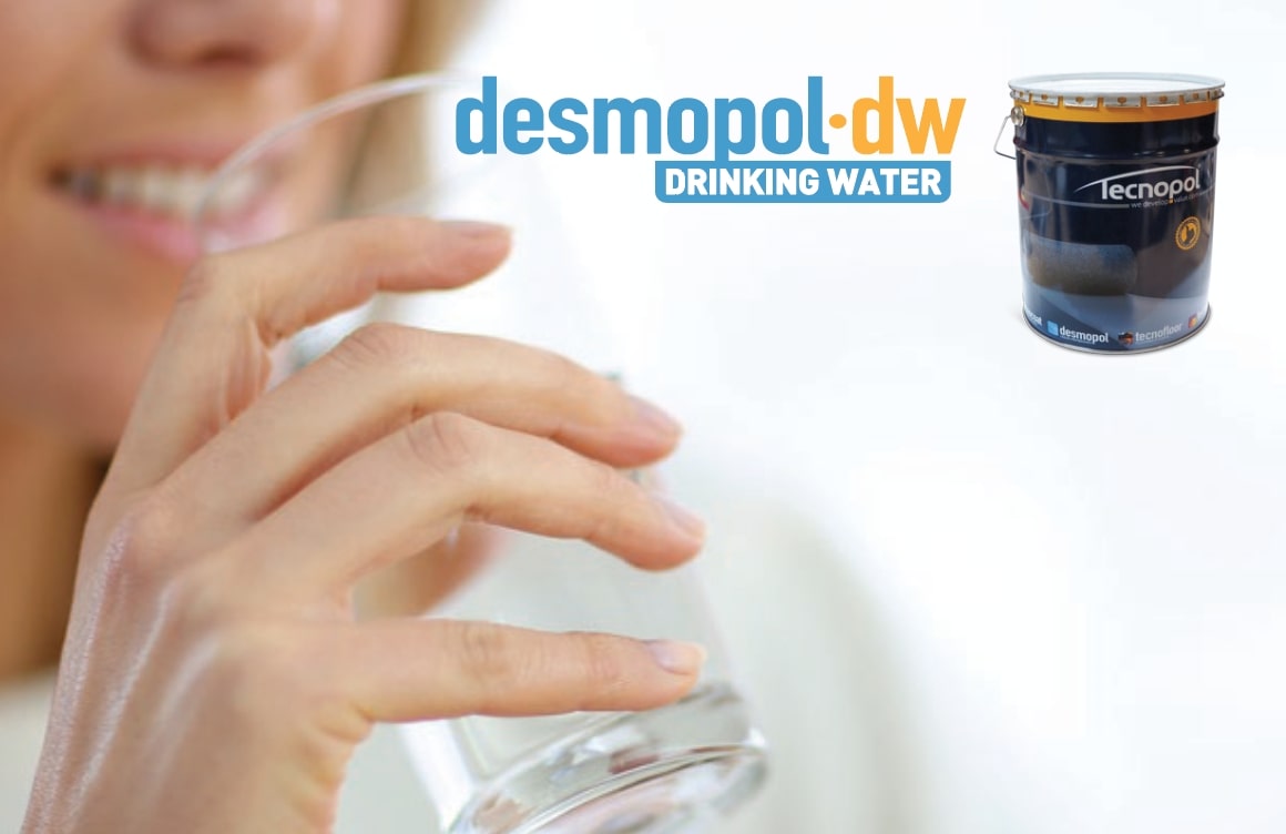 Desmopol dw - drinking water - Koralsystem - Kenhető vízszigetelő membrán